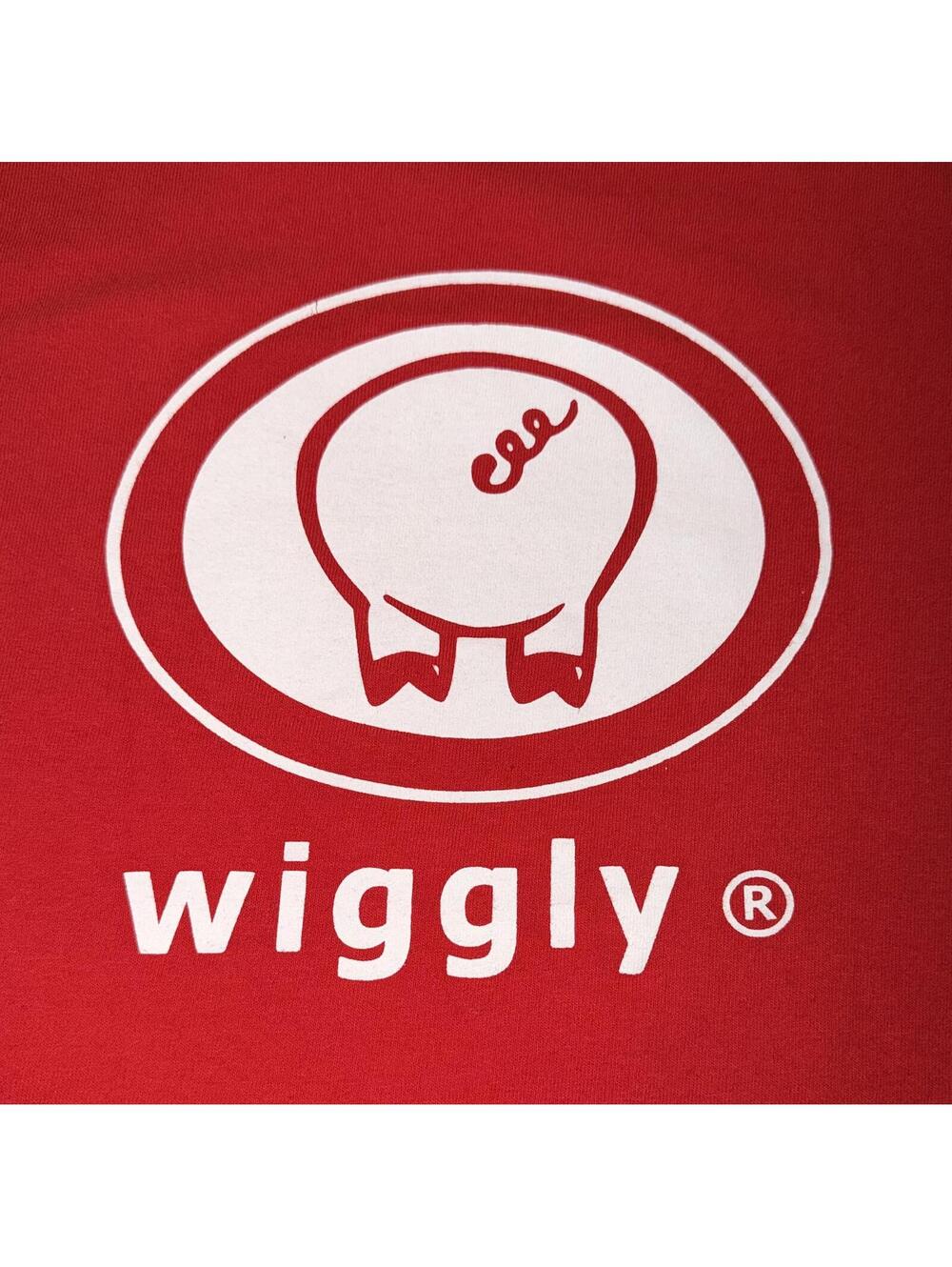 Piggly Wiggly Red “Wiggly” Short Sleeve T-Shirt, Size Medium